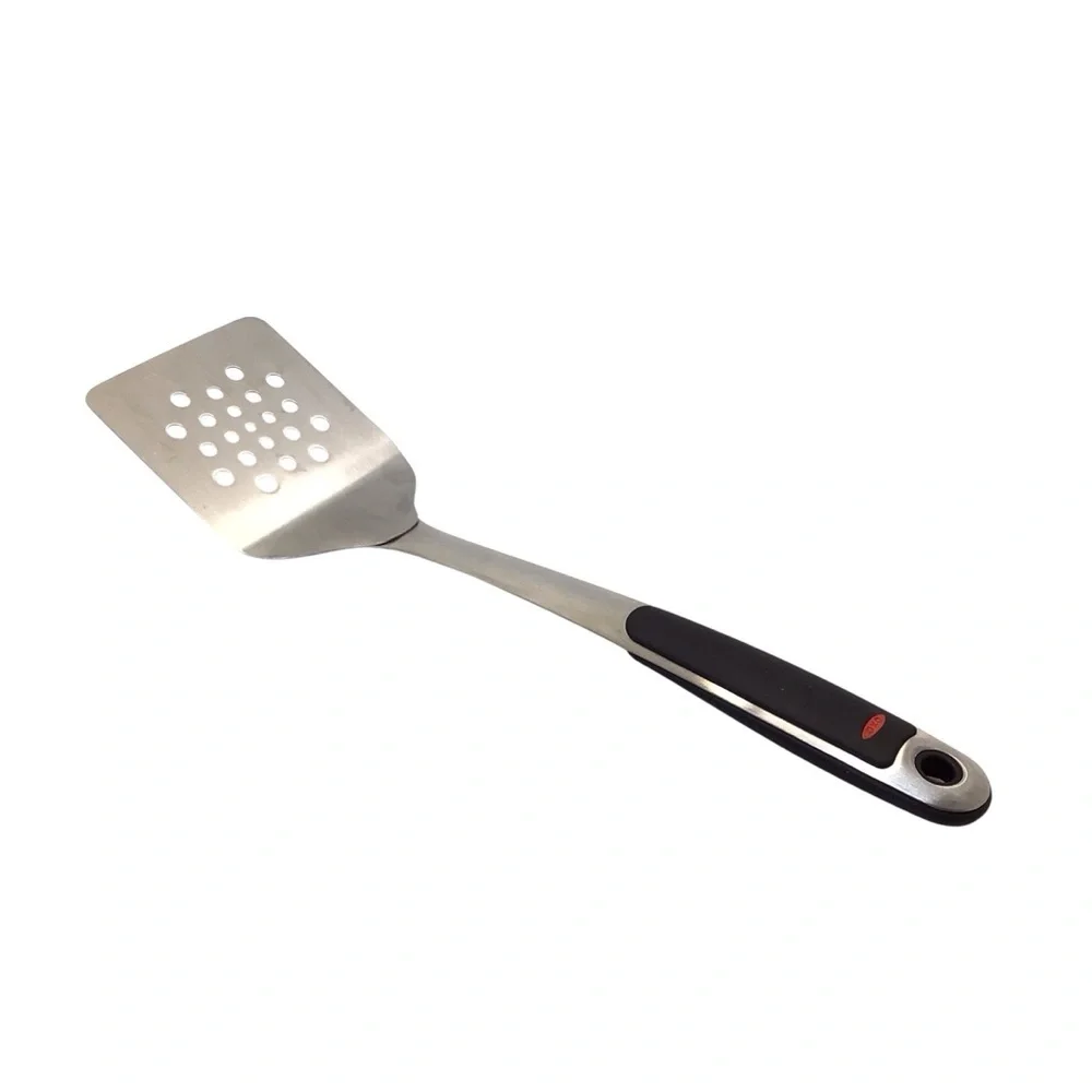 OXO SoftWorks Stainless Steel Slotted Turner Spatula Non-Slip Handle 13”
